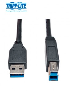 CABLE PARA DISPOSITIVO USB 3.0 SUPERSPEED (AB M/M), NEGRO, 1 M 3 PIESEL CABLE 