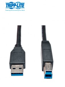 CABLE PARA DISPOSITIVO USB 3.0 SUPERSPEED A-B(M/M) NEGRO, 1.83 M / 6 PIES.CONECT