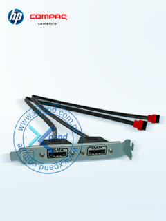 KIT DE CABLES PCI ESATA HP (GM110AA), PARA CONVERTIR 2 PUERTOS SATA INTERNOS EN EXTER