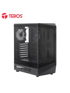 CASE GAMER TEROS TE-1321G, MID TOWER, USB 3.0 / USB 2.0, AUDIO, VENTILADOR ARGB, NEGR