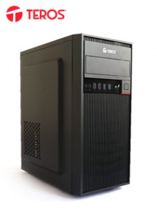 CASE GAMER TEROS TE-1313G, MID TOWER, 450W, USB 3.0 / USB 2.0, AUDIO, NEGROEL CA