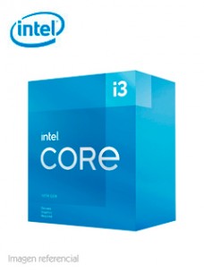 PROCESADOR INTEL CORE I3-10105F 3.70 / 4.40 GHZ, 6 MB CACHÉ L3, LGA1200, 65W, 14 NM.