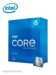 PROCESADOR INTEL CORE I5-11600KF 3.90 / 4.90 GHZ,12 MB CACHÃ© L3, LGA1200, 125W, 14 NM