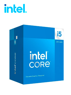 PROCESADOR INTEL CORE I5-14400F 2.50/4.70GHZ, 20 MB INTEL SMART CACHÃ©, LGA1700, 65W/1