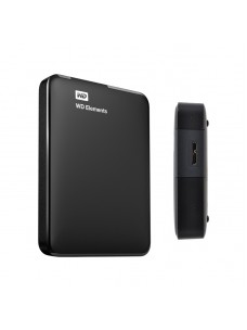 DISCO DURO EXTERNO WESTERN DIGITAL ELEMENTS PORTABLE, 2 TB, USB 3.0, NEGRO.