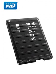 DISCO DURO EXTERNO WESTERN DIGITAL BLACK P10 GAMEDRIVE, 2 TB, USB 3.2 GEN 1 HASTA 5GB