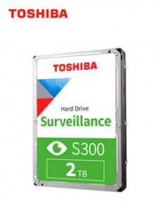DISCO DURO TOSHIBA SURVEILLANCE S300, 2TB SATA 6.0GB/S, 5400RPM, 128MB CACHE, 3.5.