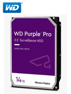 DISCO DURO WESTERN DIGITAL WD PURPLE PRO 14TB, SATA 6.0 GB/S, 512MB CACHE, 7200 RPM, 