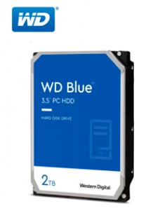 DISCO DURO WESTERN DIGITAL BLUE WD20EZBX, 2TB, SATA 6GB/S, 3.5 7200RPM, CACHE 256MB