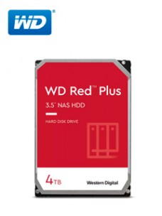 DISCO DURO WESTERN DIGITAL RED PLUS WD40EFPX, 4TB, SATA, 5400RPM, 3.5, CACHE 256MB
