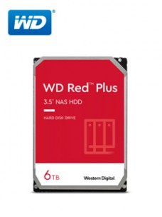 DISCO DURO WESTERN DIGITAL RED PLUS WD60EFPX, 6TB, SATA, 5400RPM, 3.5, CACHE 256MB