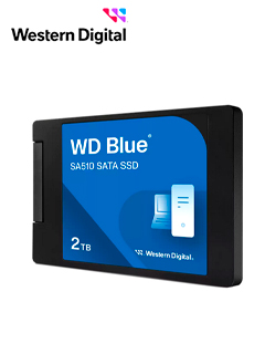 UNIDAD EN ESTADO SOLIDO WESTERN DIGITAL BLUE, WDS200T3B0A, 2TB, SATA 6GB/S, 2.5, 7MM