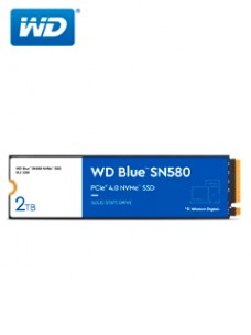 UNIDAD EN ESTADO SOLIDO WESTERN DIGITAL BLUE SN580 NVME 2TB M.2 2280 PCIE GEN4 NVME 1