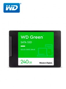 UNIDAD EN ESTADO SOLIDO WESTERN DIGITAL GREEN, WDS240G3G0A, 240GB, SATA 6GB/S, 2.5, 