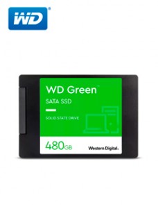 UNIDAD EN ESTADO SOLIDO WESTERN DIGITAL GREEN, WDS480G3G0A, 480GB, SATA 6GB/S, 2.5, 