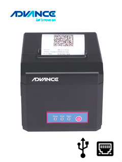 IMPRESORA TÃ©RMICA ADVANCE ADV-8010, VELOCIDAD DE IMPRESIÃ³N 300 MM/SEG ,USB+LANIM