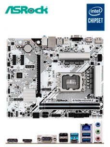MOTHERBOARD ASROCK B760M-HDV/M.2, CHIPSET INTEL B760, LGA1700, MATXSOPORTA PROCE