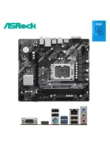 MOTHERBOARD ASROCK H610M-HVS/M.2 R2.0, CHIPSET INTEL H610, LGA1700, MATXSOPORTA 