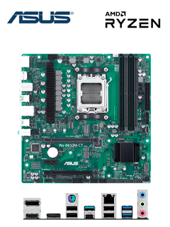MOTHERBOARD ASUS PRO B650M-CT-CSM, CHIPSET AMD B650, SOCKET AMD AM5, MATXSOPORTA