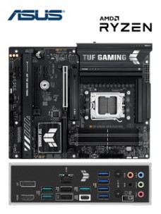 MOTHERBOARD ASUS TUF GAMING B850-PLUS WIFI, CHIPSET AMD B850, SOCKET AMD AM5, ATX