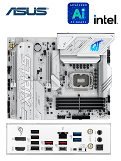 MOTHERBOARD ASUS ROG STRIX B860-A GAMING WIFI, CHIPSET INTEL B860, LGA 1851, HDMI, DP