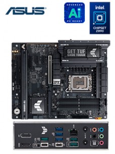 MOTHERBOARD ASUS TUF GAMING Z890-PLUS WIFI, CHIPSET INTEL Z890, LGA 1851, HDMI, DP, A
