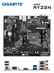 MOTHERBOARD GIGABYTE A520M K V2 (REV. 1.0) CHIPSET AMD A520, SOCKET AM4, MICRO ATX