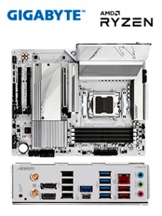 MOTHERBOARD GIGABYTE B650 AORUS ELITE AX ICE, CHIPSET AMD B650, SOCKET AMD AM5, ATX