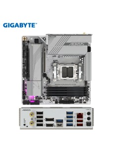 MOTHERBOARD GIGABYTE B650M AORUS ELITE AX ICE, CHIPSET AMD B650, SOCKET AMD AM5, MATX