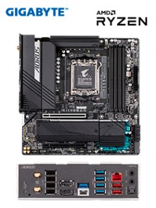 MOTHERBOARD GIGABYTE B650M AORUS ELITE AX, CHIPSET AMD B650, SOCKET AMD AM5, MATX