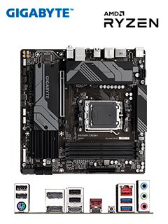 MOTHERBOARD GIGABYTE B650M DS3H, CHIPSET AMD B650, SOCKET AMD AM5, MATXSOPORTA P