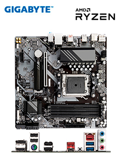 MOTHERBOARD GIGABYTE B650M K, AM5, DDR5, HDMI, DP, HD AUDIO.SOPORTA PROCESADORES