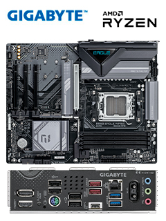 MOTHERBOARD GIGABYTE B850 EAGLE WIFI6E, CHIPSET AMD B850, SOCKET AMD AM5, ATXSOP