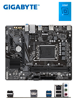 MOTHERBOARD GIGABYTE H610M K V2, CHIPSET INTEL H610, LGA1700, MICRO ATXSOPORTA P