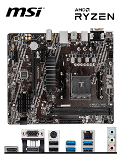 MOTHERBOARD MSI A520M PRO, CHIPSET AMD A520, SOCKET AMD AM4, MATXSOPORTA PROCESA