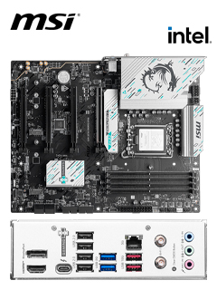 MOTHERBOARD MSI B860 GAMING PLUS WIFI, CHIPSET INTEL B860, LGA 1851, HDMI, DP, ATX