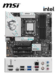 MOTHERBOARD MSI B860M GAMING PLUS WIFI, CHIPSET INTEL B860, LGA 1851, HDMI, DP, MATX
