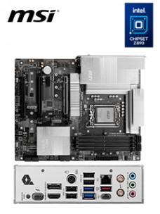MOTHERBOARD MSI PRO Z890-P WIFI, CHIPSET INTEL Z890, LGA 1851, HDMI, DP, ATXSOPO
