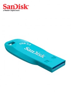 MEMORIA FLASH USB SANDISK ULTRA SHIFT, 32GB, USB 3.2 GEN 1, COLOR CYAN