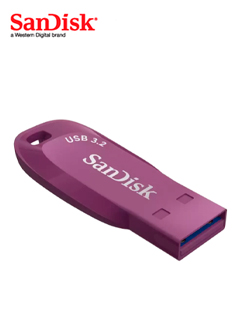 MEMORIA FLASH USB SANDISK ULTRA SHIFT, 32GB, USB 3.2 GEN 1, COLOR LILA