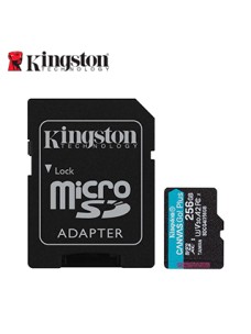 MEMORIA FLASH MICROSD KINGSTON CANVAS GO! PLUS, 256GB, CON ADAPTADOR SDDIMENSION