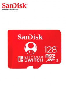 MEMORIA FLASH MICROSDXC SANDISK, 128GB CON LICENCIA OFICIAL NINTENDOÂ® PARA NINTENDO S