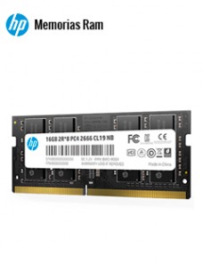 MEMORIA HP S1 SERIES, 16GB, DDR4, SO-DIMM, 2666 MHZ, CL-19, 1.2V