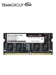 MEMORIA TEAMGROUP ELITE, 16GB, DDR4, SO-DIMM, 2666 MHZ, 1.2V, CL 19-19-19-43