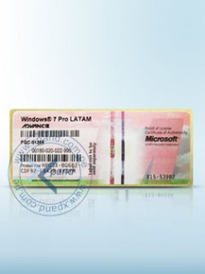 MICROSOFT WINDOWS 7 PRO LATAM ADVANCE (FQC-01268)