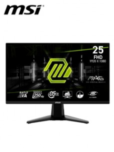 MONITOR PLANO GAMING MSI MAG-255XFV, 25 FHD RAPID VA, 250 HZ(OC), 0.5 MS, HDMI, DP