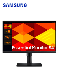 MONITOR PLANO SAMSUNG ESSENTIAL MONITOR S4, 24 FHD IPS, 100HZ, HDMI, DPDESCUBRE
