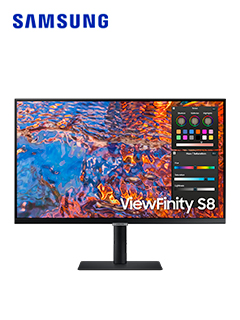 MONITOR PLANO SAMSUNG VIEWFINITY S8 UHD 4K IPS DE27, 60HZ, 5MS, HDMI, DP, USBES