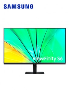 MONITOR PLANO SAMSUNG VIEWFINITY S6, 32 QHD IPS,HDMI, DISPLAY PORT, PIVOT, NEGRO
