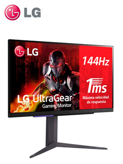 MONITOR GAMING LG 31.5 UHD IPS (3840 X 2160) 144HZ, HDMI X2, DP X1, HP-OUT X1, USB 3